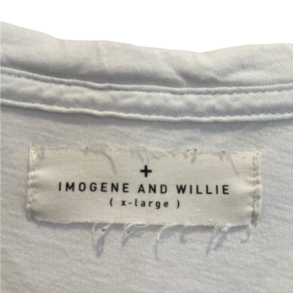 Imogene and Willie Cream SS T-Shirt with Tiger women's size XL - Picture 3 of 6